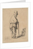 Beggar Leaning on a Stick, 1851 by F Bradshaw
