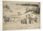 Les Demoiselles du village, 1869 by Felix Bracquemond
