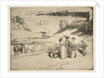 Les Demoiselles du village, 1869 by Felix Bracquemond