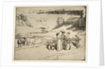 Les Demoiselles du village, 1869 by Felix Bracquemond
