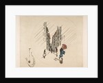 Decoration for a Plate: Rain, 1870 by Felix Bracquemond