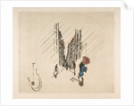Decoration for a Plate: Rain, 1870 by Felix Bracquemond
