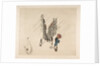 Decoration for a Plate: Rain, 1870 by Felix Bracquemond