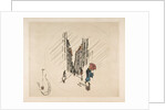 Decoration for a Plate: Rain, 1870 by Felix Bracquemond