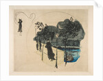 Decoration for a Plate: Notre Dame, 1870 by Felix Bracquemond