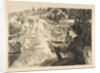 La Terrasse de la VIlla Brancas, 1876 by Felix Bracquemond