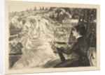La Terrasse de la VIlla Brancas, 1876 by Felix Bracquemond