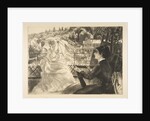La Terrasse de la VIlla Brancas, 1876 by Felix Bracquemond