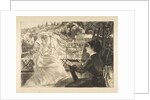 La Terrasse de la VIlla Brancas, 1876 by Felix Bracquemond