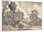 Satyr with Club and Seven Figures, from 'Bacchanals and Histories', 1744 by Francesco Fontebasso