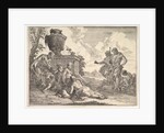 Satyr with Club and Seven Figures, from 'Bacchanals and Histories', 1744 by Francesco Fontebasso