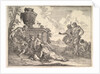Satyr with Club and Seven Figures, from 'Bacchanals and Histories', 1744 by Francesco Fontebasso