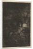 The Rest on the Flight into Egypt: A Night Piece, late 18th-mid-19th century by Francesco Novelli