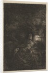 The Rest on the Flight into Egypt: A Night Piece, late 18th-mid-19th century by Francesco Novelli
