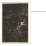 The Rest on the Flight into Egypt: A Night Piece, late 18th-mid-19th century by Francesco Novelli