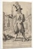 Giovanni Alto standing on the Quirinal Hill in Rome, with hi…, 1613 by Francesco Villamena
