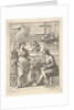 A monkey working a mortar and pestle, below Lorenzo Lippi writing his humorous …, ca. 1710-64 by Francesco Zuccarelli