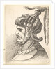 Helmeted head, 1662-78 by Francis Place