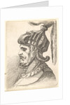 Helmeted head, 1662-78 by Francis Place