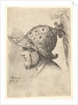 Helmeted head, 1662-78 by Francis Place