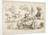 Sheet of Sketches, 1753 by Francois Boucher