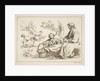 Sheet of Sketches, 1753 by Francois Boucher