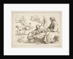 Sheet of Sketches, 1753 by Francois Boucher