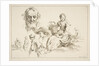 Sheet of Sketches, ca. 1735 by Francois Boucher