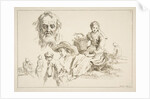 Sheet of Sketches, ca. 1735 by Francois Boucher