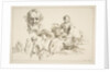 Sheet of Sketches, ca. 1735 by Francois Boucher