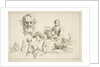 Sheet of Sketches, ca. 1735 by Francois Boucher
