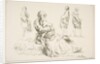Sheet of Sketches, 1753 by Francois Boucher