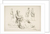 Sheet of Sketches, 1753 by Francois Boucher