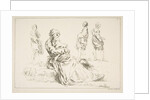 Sheet of Sketches, 1753 by Francois Boucher