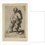 A Man Making Water, 18th century by Francois Vivares