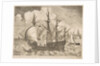 Armed Four-Master Putting Out to Sea from The Sailing Vessels, ca. 1555-56 by Frans Huys