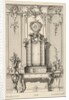 Wall Elevation with a Secretaire, from 'Schreibtische', ca. 1748-70 by Franz Xavier Habermann