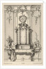 Wall Elevation with a Secretaire, from 'Schreibtische', ca. 1748-70 by Franz Xavier Habermann
