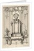 Wall Elevation with a Secretaire, from 'Schreibtische', ca. 1748-70 by Franz Xavier Habermann