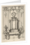 Wall Elevation with a Secretaire, from 'Schreibtische', ca. 1748-70 by Franz Xavier Habermann