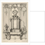 Wall Elevation with a Secretaire, from 'Schreibtische', ca. 1748-70 by Franz Xavier Habermann
