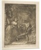 Le Theatre Italien by Gabriel de Saint-Aubin