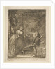 Le Theatre Italien by Gabriel de Saint-Aubin