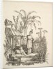 A Seated Chinese Man and a Woman Carrying a Fish, ca. 1742 by Gabriel Huquier