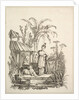 A Seated Chinese Man and a Woman Carrying a Fish, ca. 1742 by Gabriel Huquier