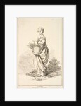 Contadina, from Recueil de diverses fig.res étrangeres Inventées par F. Boucher P…., 18th century by Gabriel Huquier