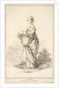 Contadina, from Recueil de diverses fig.res étrangeres Inventées par F. Boucher P…., 18th century by Gabriel Huquier