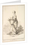 Contadina, from Recueil de diverses fig.res étrangeres Inventées par F. Boucher P…., 18th century by Gabriel Huquier