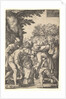 Joseph lowered into a well by his brothers, from the series 'The Story of Joseph', 1546 by Georg Pencz