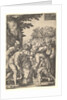 Joseph lowered into a well by his brothers, from the series 'The Story of Joseph', 1546 by Georg Pencz